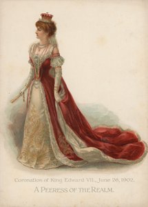 En Peeress från riket (chromolitho) av English School