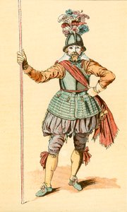 En Pikeman av English School
