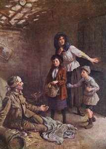 A Place of Refuge (färg litho) av English School