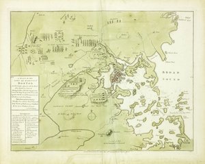 En plan för staden och hamnen i Boston och landet intill" av English School