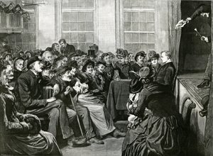 A Saturday Night Entertainment for the Poor, St Albans Hall, Baldwins Gardens, Holborn av English School