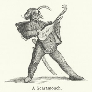 En scaramouch (gravyr) av English School