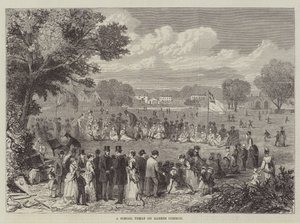 A School Treat on Barnes Common (gravyr) av English School