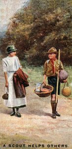 En scout hjälper andra, 1929 av English School