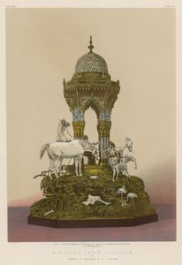 A Silver Table Fountain av Mrs S Garrard and Co, London av English School