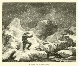 En snöstorm på Grönland av English School