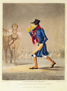 A Throroughbred November och London Particular, pub. av T. McLean, 1827 av English School