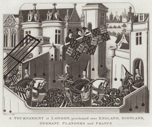 En turnering i London, utropad över England, Skottland, Tyskland, Flandern och Frankrike av English School