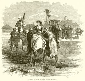 En resa till pyramiderna - gammal stil av English School