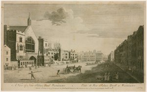 Utsikt över New Palace Yard Westminster