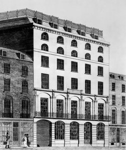 Utsikt över det kommersiella hotellet av English School