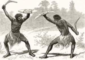 A Waddy Fight, från 