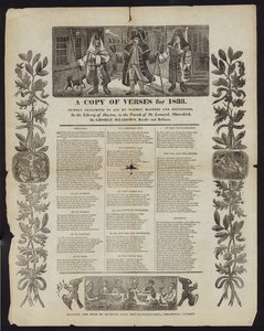 En kopia av verser för 1833