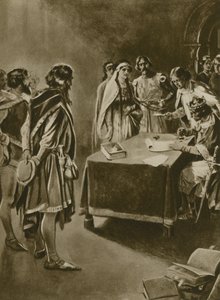 En kunglig kunglig stadga för att gräva kol (gravyr) av English School