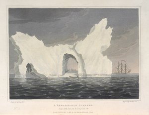 Ett anmärkningsvärt isberg. Juli 1818. Lat.74 & Long.64.W, från 