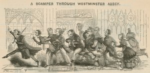 En flykt genom Westminster Abbey av English School
