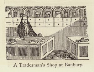 En hantverkare i Banbury (gravyr) av English School