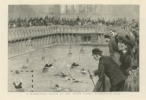 En vattenpolomatch på Crown Baths av English School