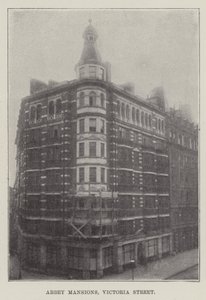 Abbey Mansions, Victoria Street (gravyr) av English School