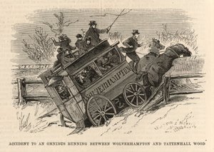 Olycka med en omnibus som körde mellan Wolverhampton och Tattenhall Wood av English School