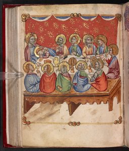 Lägg till. 17466, f.107v Nattvarden av English School