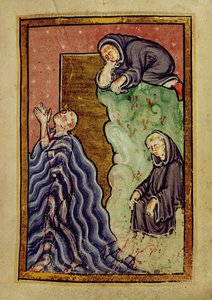 Lägg till 39943 f.24 St. Cuthbert ber i havet observerad av en munk, och får sina fötter torkade av havsutter, från 