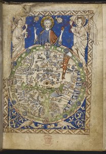 Lägg till MS 28681 f.9 Psalter, med ytterligare psalmer och böner och en medeltida världskarta (