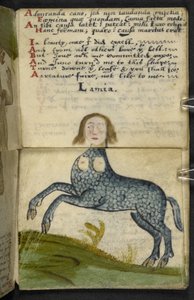 Lägg till MS 57312 f.13 spelbok (bläck & färg på veläng) av English School