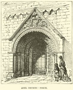 Adels kyrka, veranda av English School