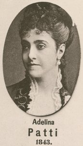 Adelina Patti (gravyr) av English School
