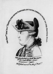 Amiral Augustus Keppel av English School
