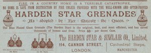 Annons för Harden Star Granater av English School