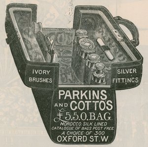 Annons för Parkins and Cottos-väska av English School