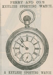Annons för Perry & Cos Keyless Sporting Watch av English School