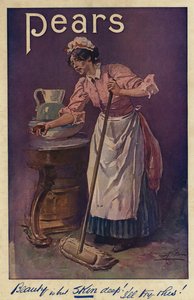 Annons, Pears Soap (färglitografi) av English School