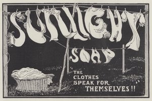 Annons, Sunlight Soap (gravyr) av English School