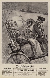 Annons, Svanen Tvål (gravyr) av English School