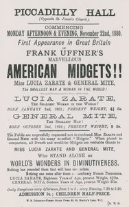 Annons för Frank Uffners American Midgets av English School