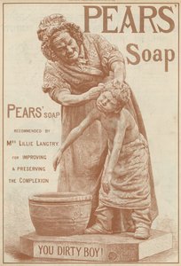 Annons för Pears Soap av English School