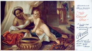 Annons för Pears soap, 1898 av English School