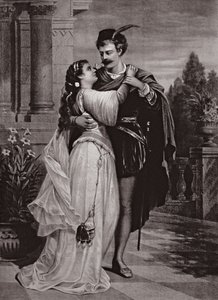 Annons för Romeo och Julia, på operahuset av English School