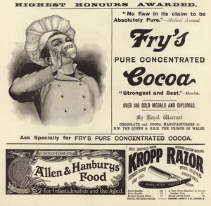 Reklam spreds från The Graphic Christmas Number 1896 av English School