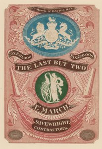 Werbung für die vorletzte Lotterie in England