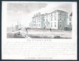 Albion Hotel, byteskort för innehavaren, J Blake av English School
