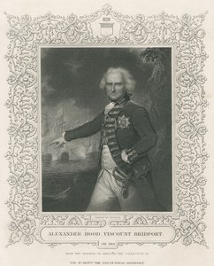 Alexander Hood, 1:e Viscount Bridport, illustration från 