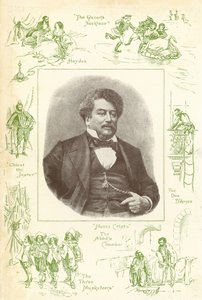 Alexandre Dumas, författare till Greven av Monte Cristo av English School