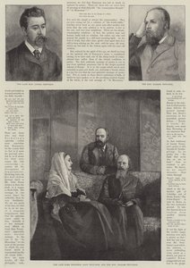 Alfred, Baron Tennyson, poetpristagare (gravyr) av English School
