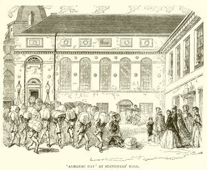 Almanacksdag i Stationers Hall av English School