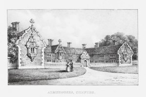 Almshouses, Chenies (gravyr) av English School