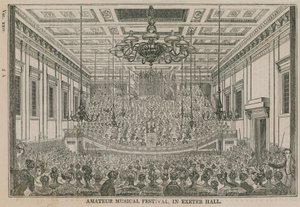 Amatörmusikfestival i Exeter Hall av English School